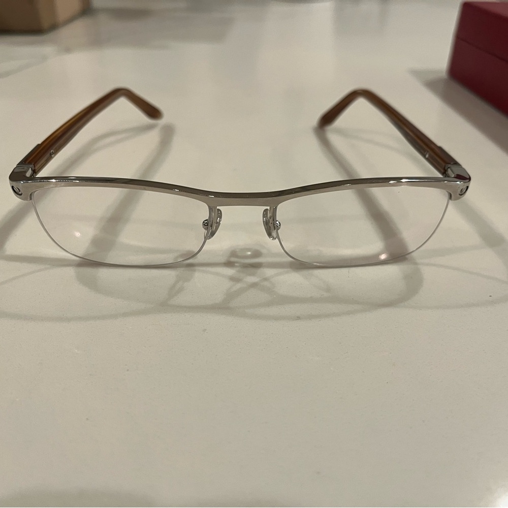 Cartier Silver Unisex Glasses